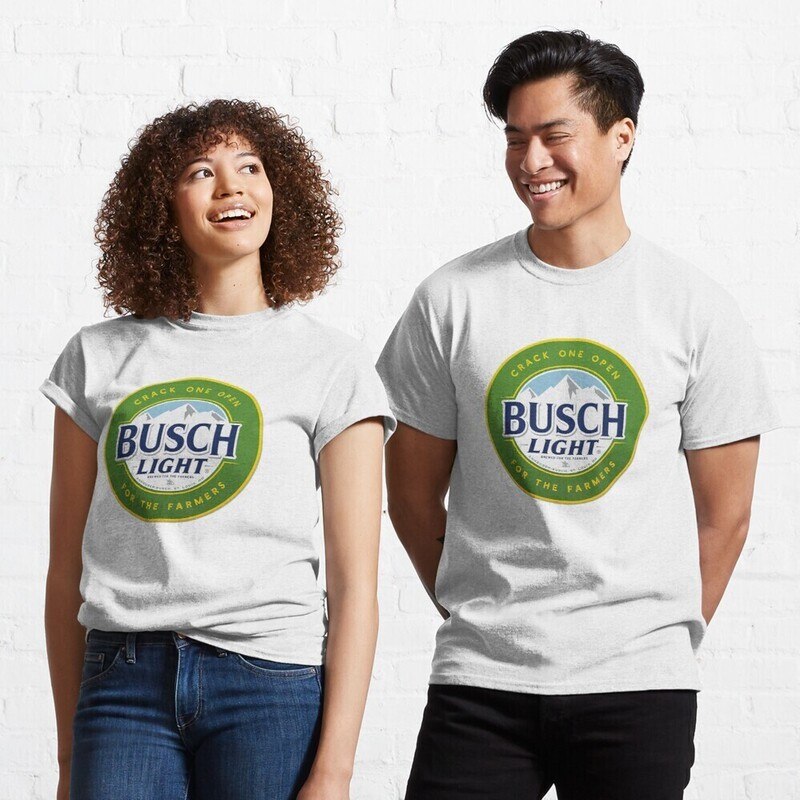 Crack One Open Busch Light T-Shirt For The Farmers Crack One Open Busch Light T-Shirt For The Farmers