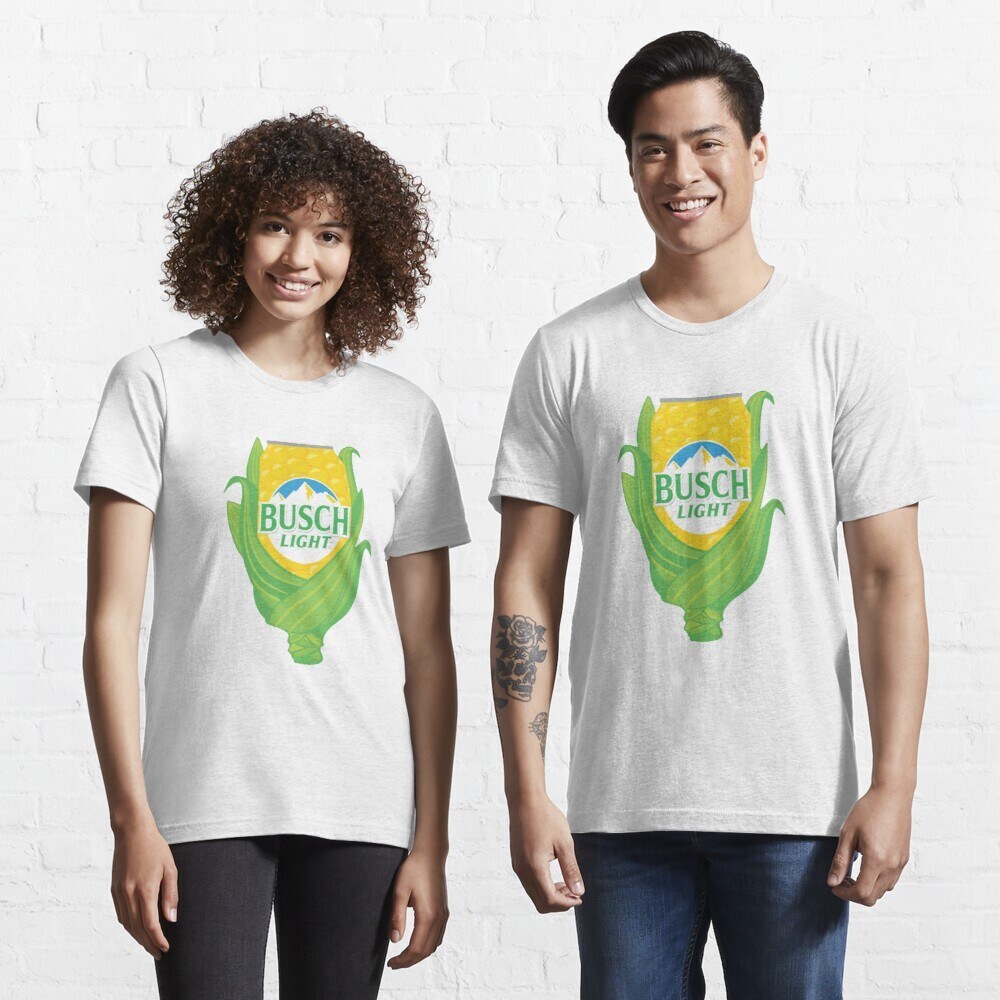Busch Light T-Shirt Half Corn Cob For The Farmers Busch Light T-Shirt Half Corn Cob For The Farmers