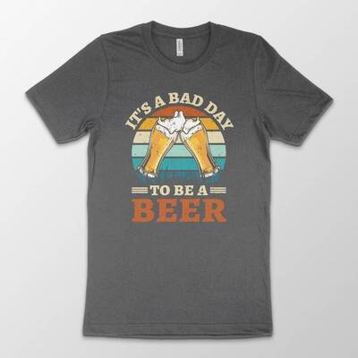 Vintage It's A Bad Day To Be A Beer T-Shirt Vintage It's A Bad Day To Be A Beer T-Shirt