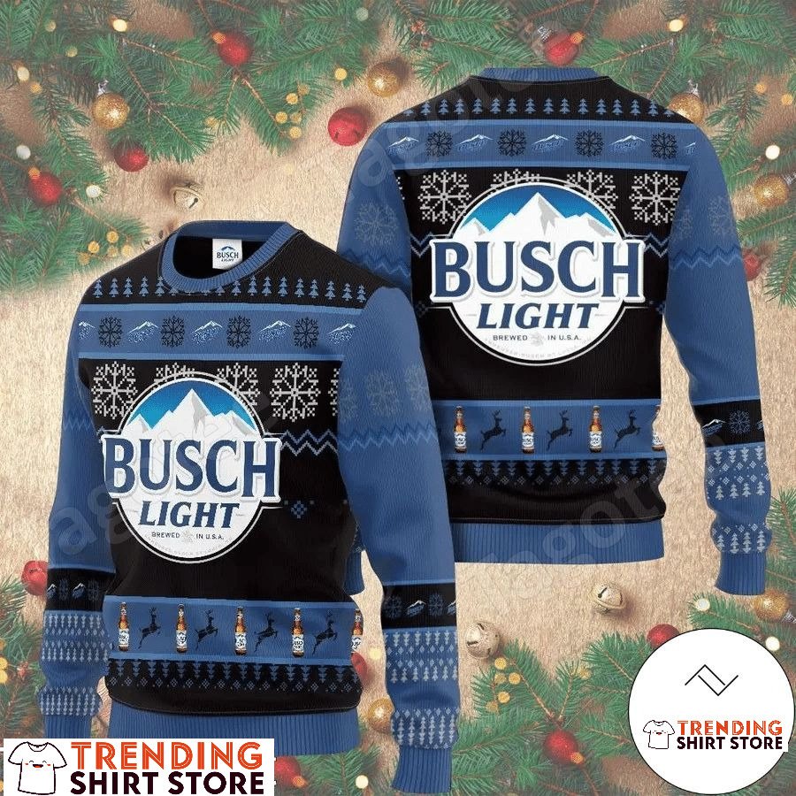 Basic Busch Light Ugly Christmas Sweater Brewed In USA For Beer Drinkers Basic Busch Light Ugly Christmas Sweater Brewed In USA For Beer Drinkers