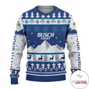 Busch Light Ugly Christmas Sweater Snowy Mountain Beer Lover Gift Busch Light Ugly Christmas Sweater Snowy Mountain Beer Lover Gift