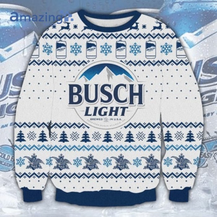 Busch Light Ugly Christmas Sweater Brewed In USA For Beer Drinkers Busch Light Ugly Christmas Sweater Brewed In USA For Beer Drinkers