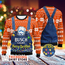 Busch Light Ugly Christmas Sweater Harry Potter Font Merry Christmas Busch Light Ugly Christmas Sweater Harry Potter Font Merry Christmas