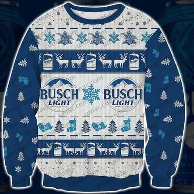 Busch Light Ugly Christmas Sweater Classic Beer Drinkers Gift Busch Light Ugly Christmas Sweater Classic Beer Drinkers Gift
