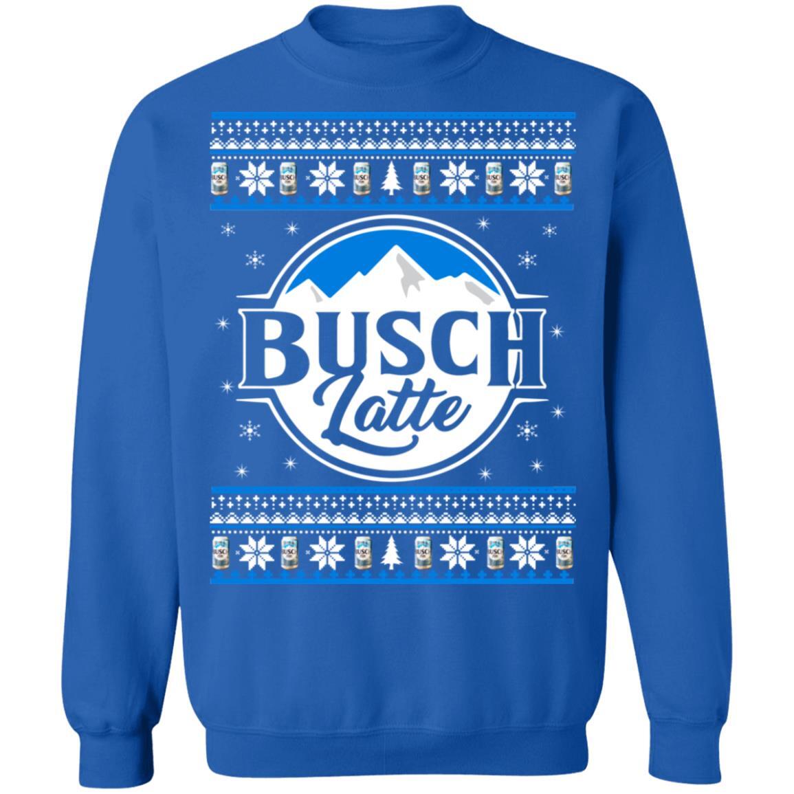 Basic Busch Latte Ugly Christmas Sweater Gift For Beer Drinkers