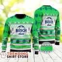 Busch Latte Beer Ugly Christmas Sweater Green Christmas All Over Print Busch Latte Beer Ugly Christmas Sweater Green Christmas All Over Print