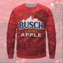 Busch Light Ugly Christmas Sweater How About Them Apples Busch Light Ugly Christmas Sweater How About Them Apples