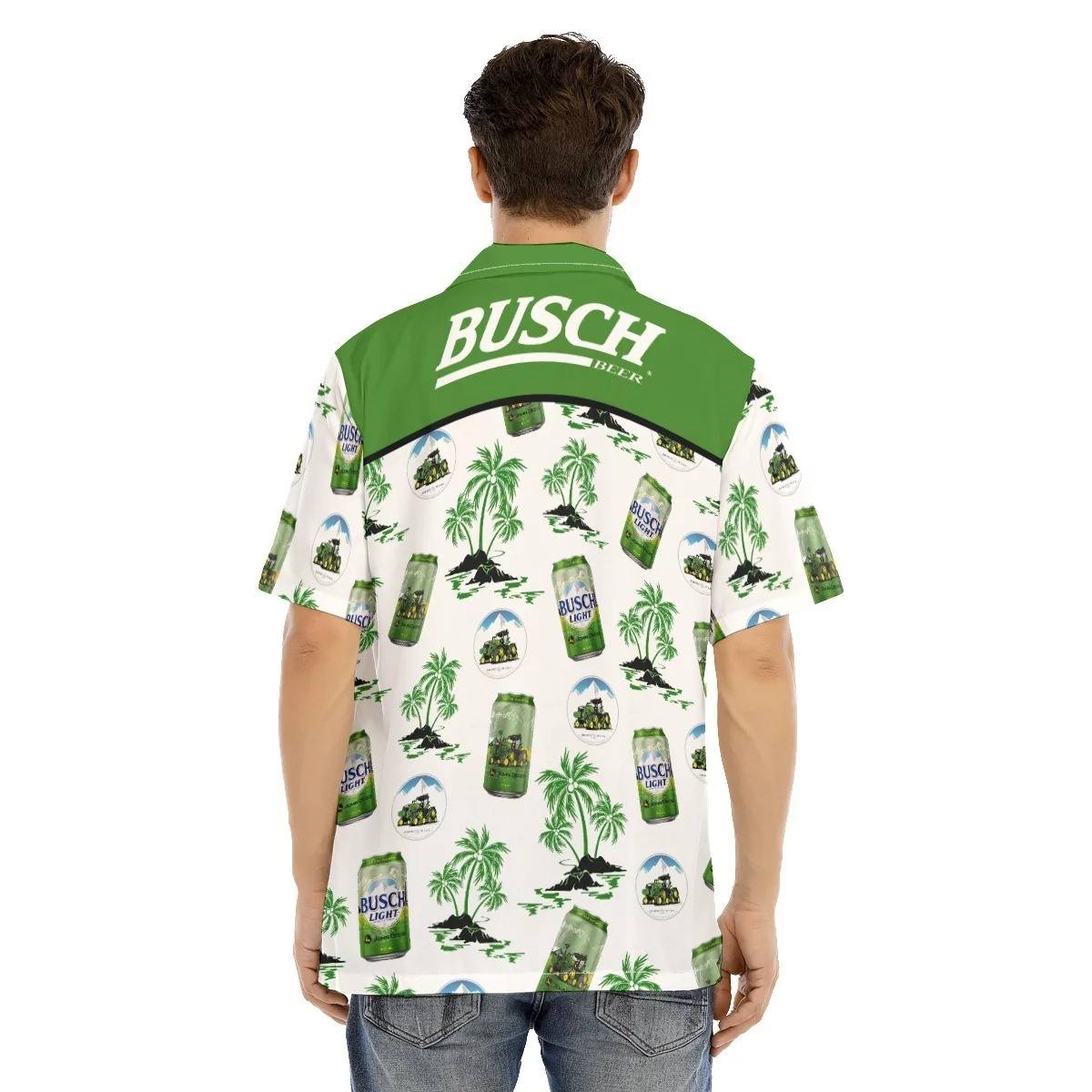Busch Light John Deere Hawaiian Shirt Islands For The Farmers Busch Light John Deere Hawaiian Shirt Islands For The Farmers