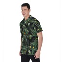 John Deere Busch Light Hawaiian Shirt Tractors For The Farmers Tropical Leaves