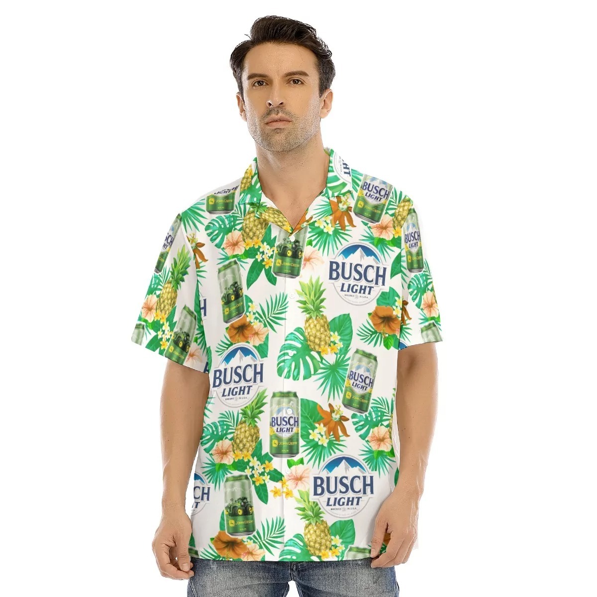 Cool Busch Light John Deere Hawaiian Shirt Tropical Fruit And Flora For The Farmers Cool Busch Light John Deere Hawaiian Shirt Tropical Fruit And Flora For The Farmers