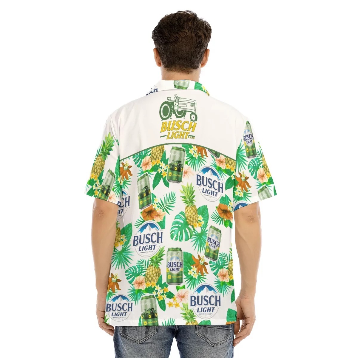 Cool Busch Light John Deere Hawaiian Shirt Tropical Fruit And Flora For The Farmers Cool Busch Light John Deere Hawaiian Shirt Tropical Fruit And Flora For The Farmers