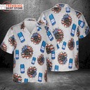 Bud Light Hawaiian Shirt 4th Of July US Sunflowers Independence Day Bud Light Hawaiian Shirt 4th Of July US Sunflowers Independence Day
