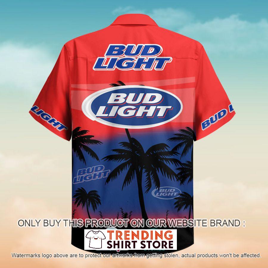Hot Bud Light Hawaiian Shirt Palm Tree Sunset Summer Beach Hot Bud Light Hawaiian Shirt Palm Tree Sunset Summer Beach