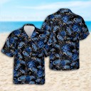 Bud Light Hawaiian Shirt Mysterious Blue Flowers In The Dark Bud Light Hawaiian Shirt Mysterious Blue Flowers In The Dark
