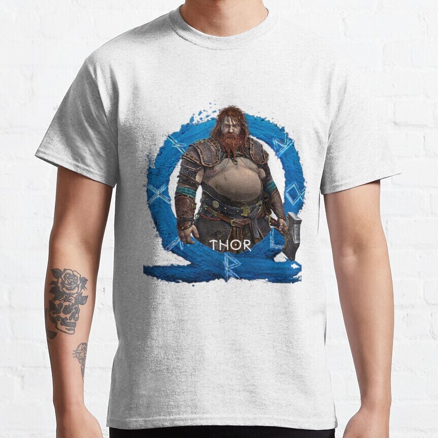 God Of War Ragnarök Thor T-Shirt God Of War Ragnarök Thor T-Shirt