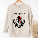 God Of War Ragnarök Kratos With Blades Of Chaos T-Shirt God Of War Ragnarök Kratos With Blades Of Chaos T-Shirt