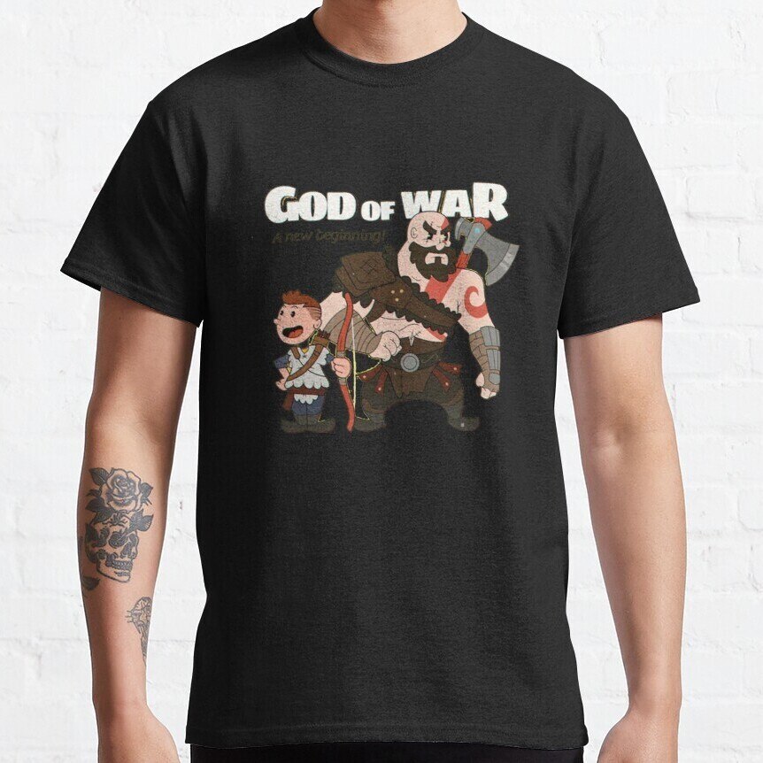 God Of War Ragnarök Kratos And Atreus A New Beginning T-Shirt God Of War Ragnarök Kratos And Atreus A New Beginning T-Shirt