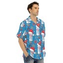 Santa Hats Coors Light Hawaiian Shirt Christmas Candy Gift For Beer Lovers