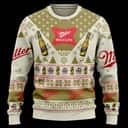 Miller High Life Ugly Christmas Sweater Unique Gift For Beer Lovers