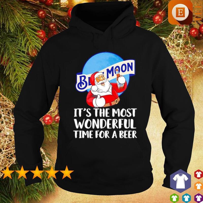 Christmas Santa Clause It’s The Most Wonderful Time For A Blue Moon Hoodie