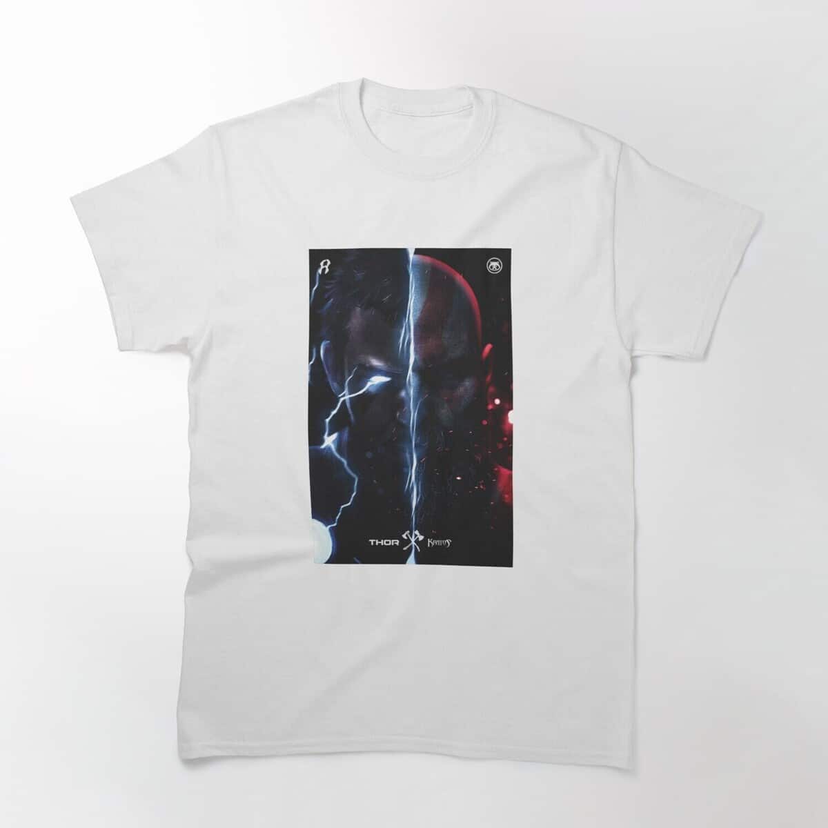 God Of War Ragnarök Thor VS Kratos T-Shirt God Of War Ragnarök Thor VS Kratos T-Shirt