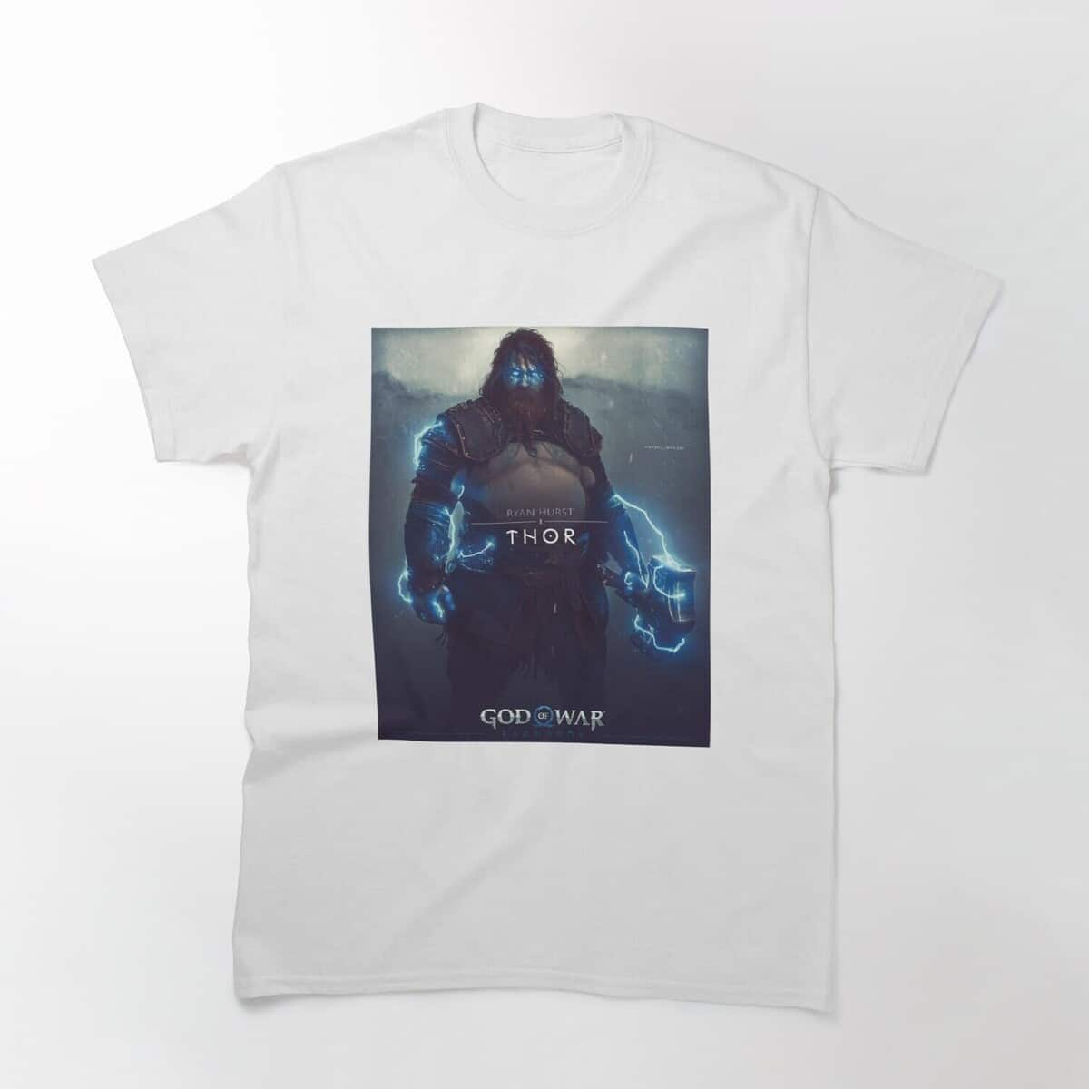 God Of War Ragnarök Thor God Of Thunder T-Shirt