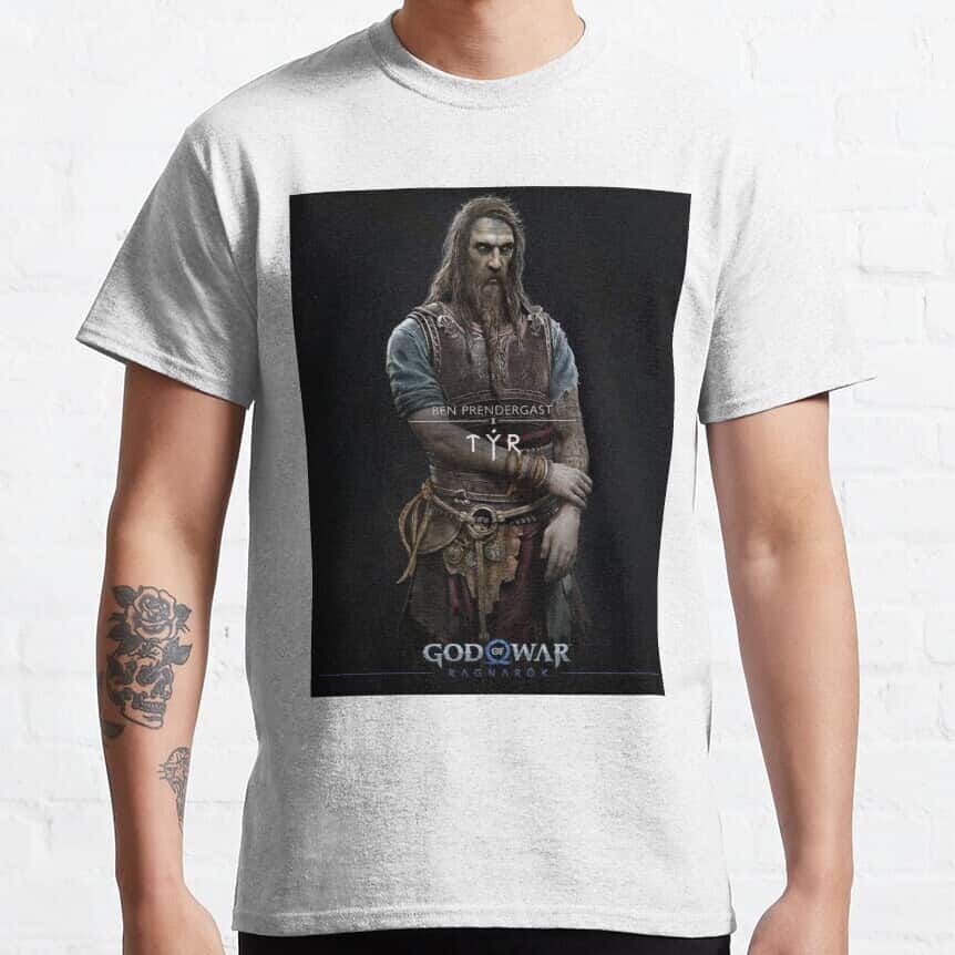 God Of War Ragnarök Týr The Norse God Of War T-Shirt God Of War Ragnarök Týr The Norse God Of War T-Shirt