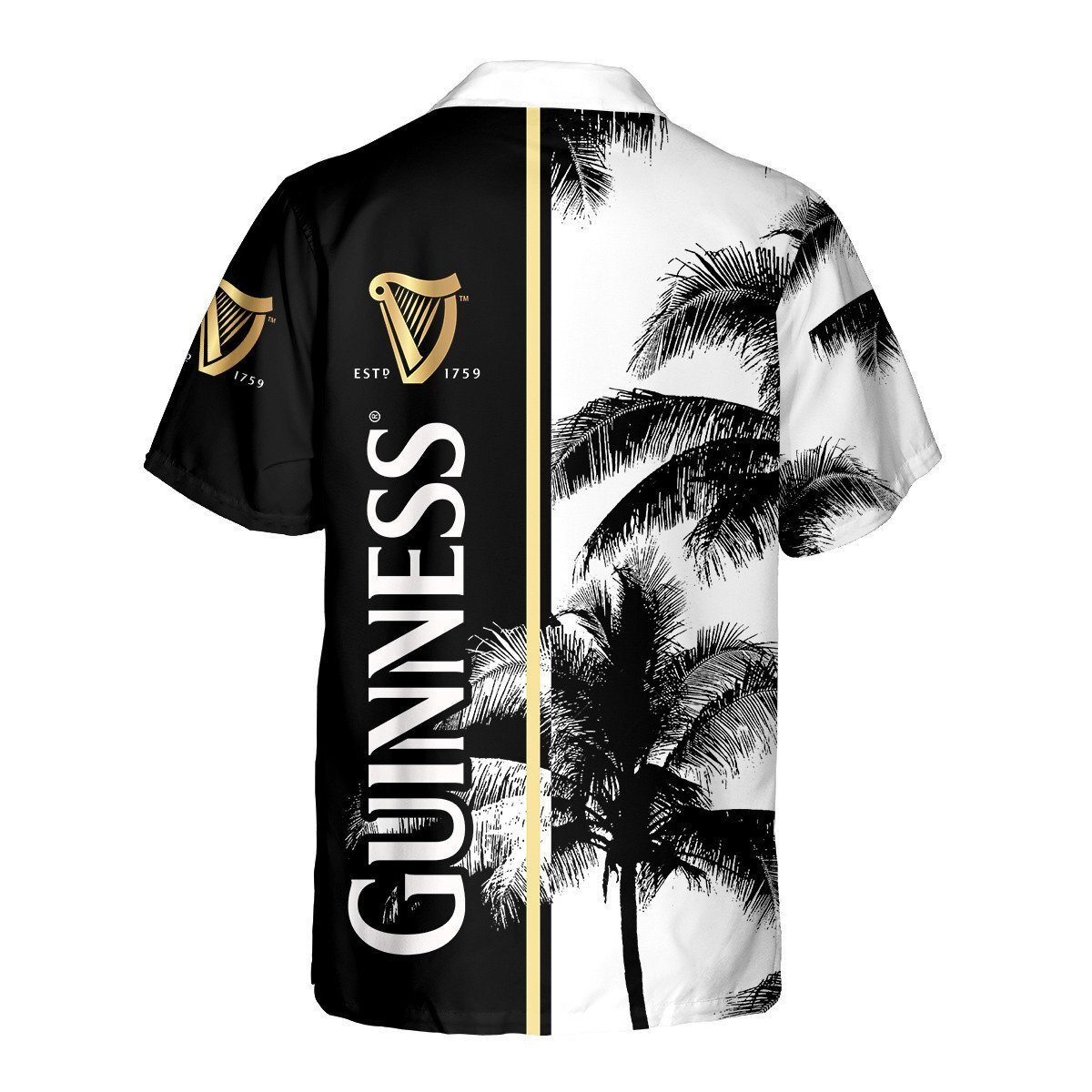Vintage Guinness Hawaiian Shirt Palm Island Beach Lovers Gift Vintage Guinness Hawaiian Shirt Palm Island Beach Lovers Gift