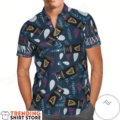 Cool Guinness Hawaiian Shirt Dreamy Flora Cool Guinness Hawaiian Shirt Dreamy Flora
