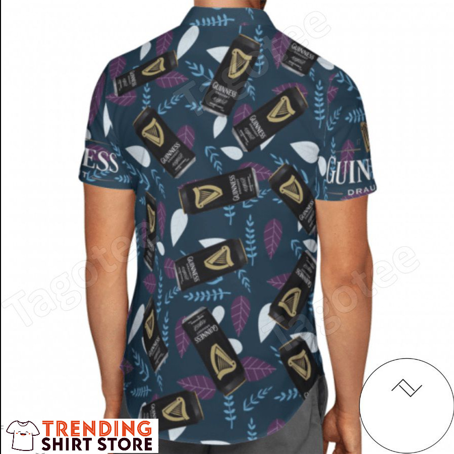 Cool Guinness Hawaiian Shirt Dreamy Flora Cool Guinness Hawaiian Shirt Dreamy Flora