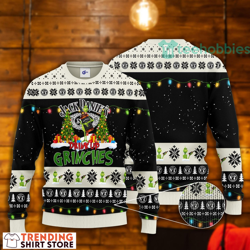 Jack Daniels Ugly Christmas Sweater Drink Up Grinches Jack Daniels Ugly Christmas Sweater Drink Up Grinches