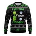 Grinch I Will Drink Busch Light Everywhere Ugly Christmas Sweater Grinch I Will Drink Busch Light Everywhere Ugly Christmas Sweater