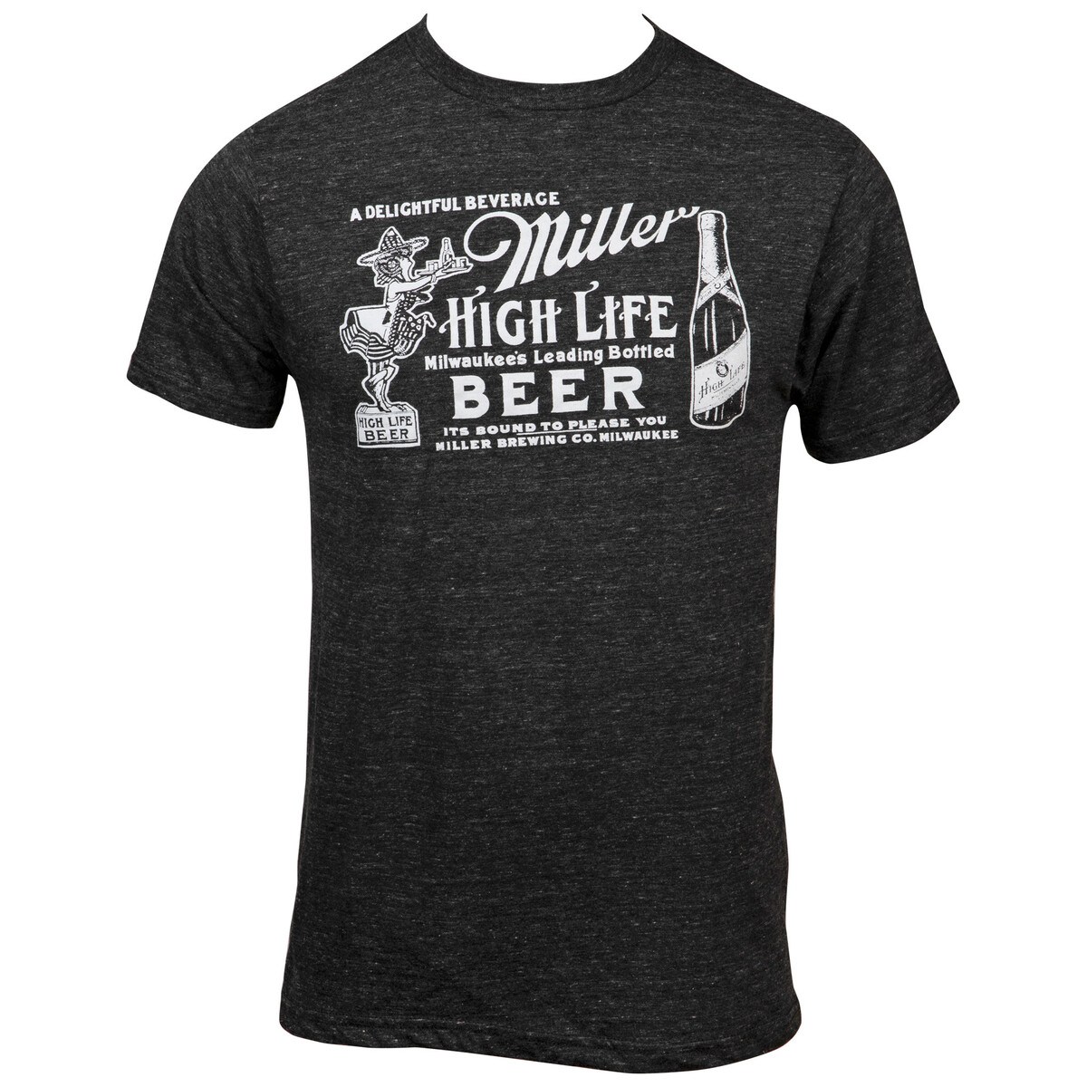 Classic Miller High Life Beer T-Shirt Girl In The Moon Classic Miller High Life Beer T-Shirt Girl In The Moon