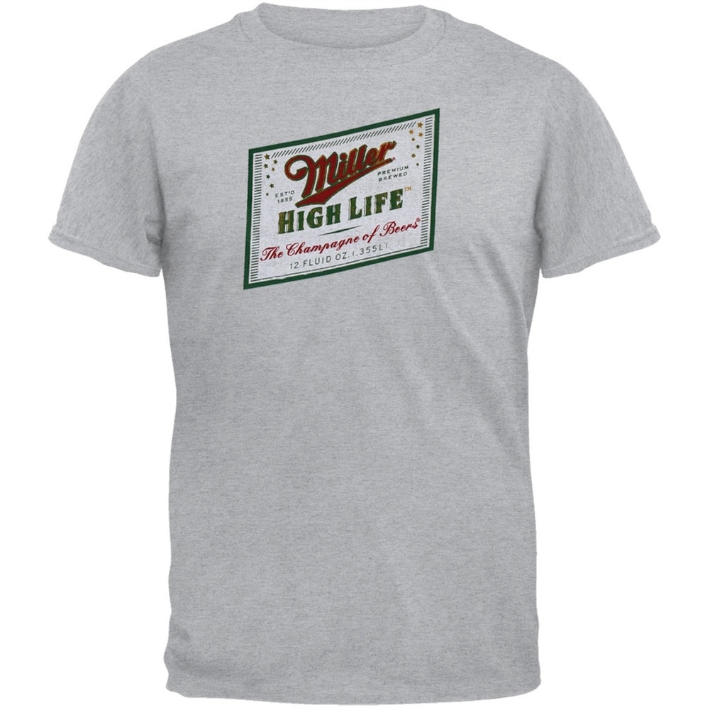 Classic Miller High Life T-Shirt The Champagne Of Beers Classic Miller High Life T-Shirt The Champagne Of Beers
