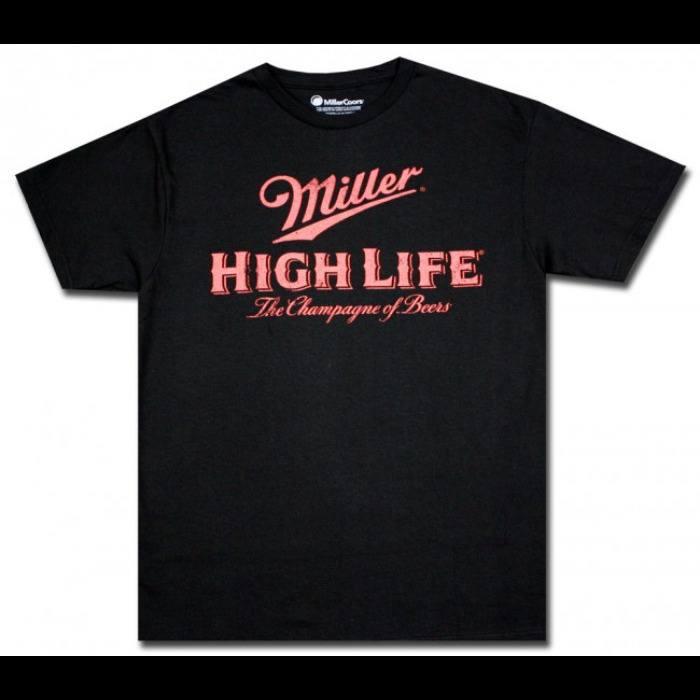Basic Miller High Life T-Shirt The Champagne Of Beers Basic Miller High Life T-Shirt The Champagne Of Beers