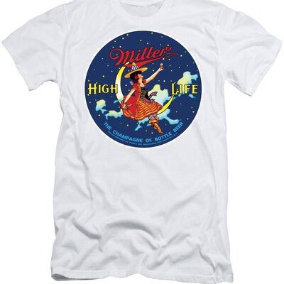 Miller High Life T-Shirt Girl In The Moon The Champion Of Bottle Beers Miller High Life T-Shirt Girl In The Moon The Champion Of Bottle Beers