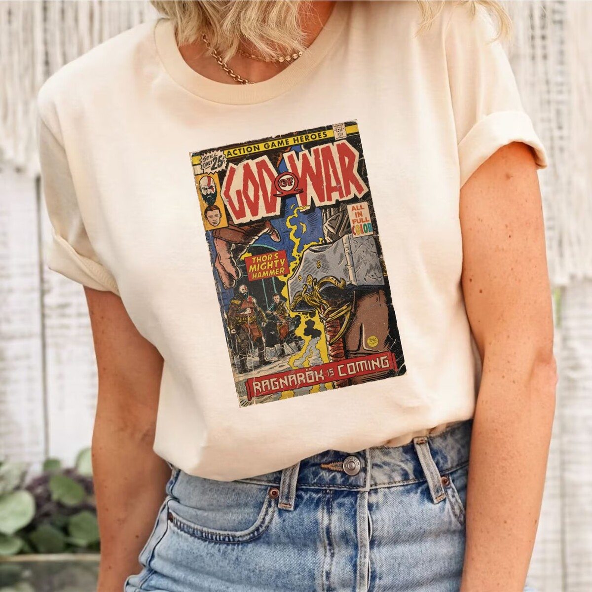 God Of War Ragnarök Is Coming Father And Son Adventure T-Shirt God Of War Ragnarök Is Coming Father And Son Adventure T-Shirt