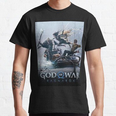 God Of War Ragnarök Kratos, Atreus And Freya T-Shirt God Of War Ragnarök Kratos, Atreus And Freya T-Shirt