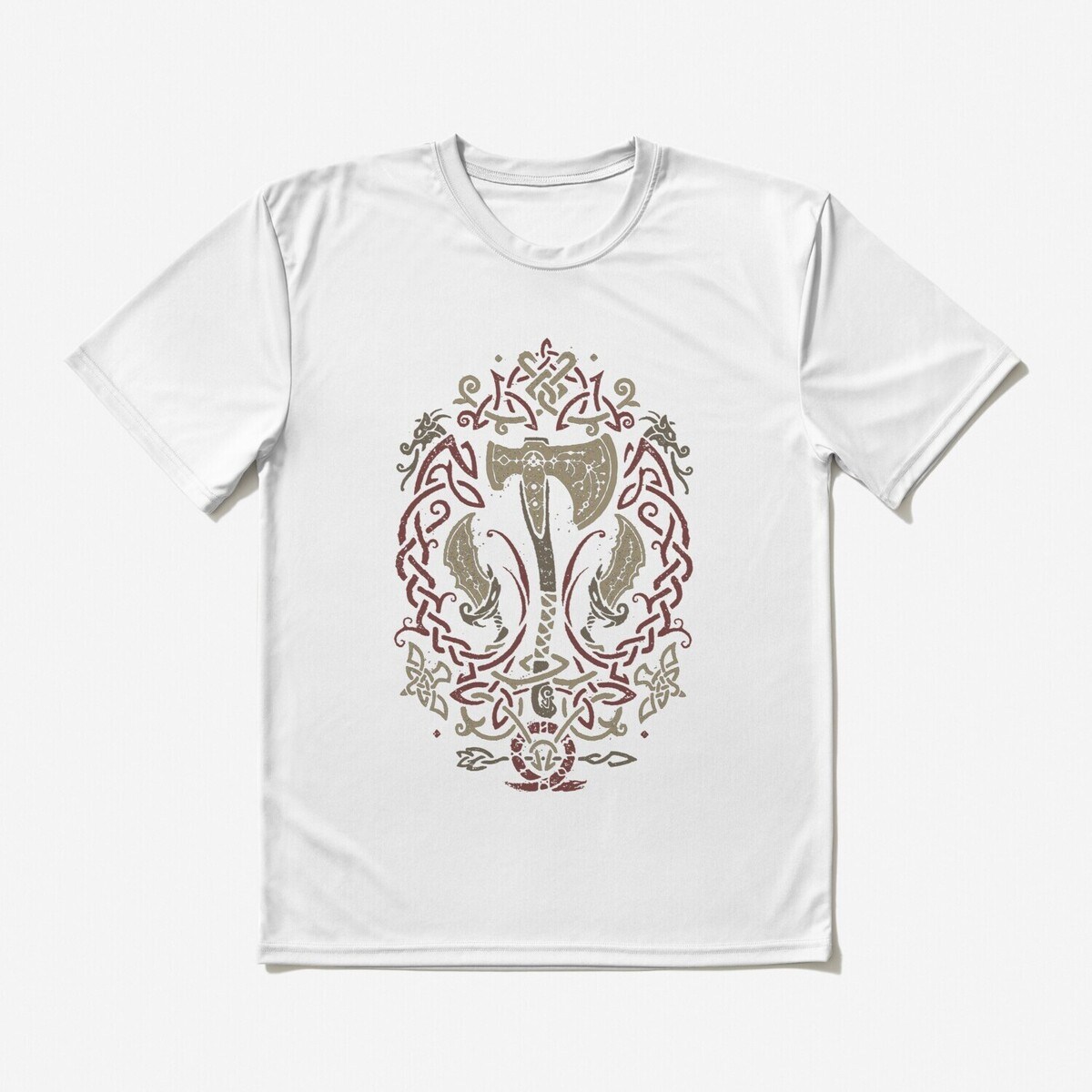 God Of War Ragnarök The Leviathan Axe And Blade Of Chaos T-Shirt God Of War Ragnarök The Leviathan Axe And Blade Of Chaos T-Shirt