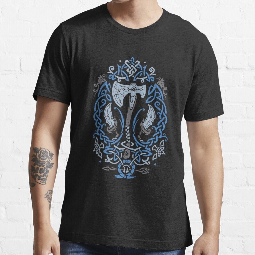 God Of War Ragnarök The Blade Of Chaos And Leviathan Axe T-Shirt