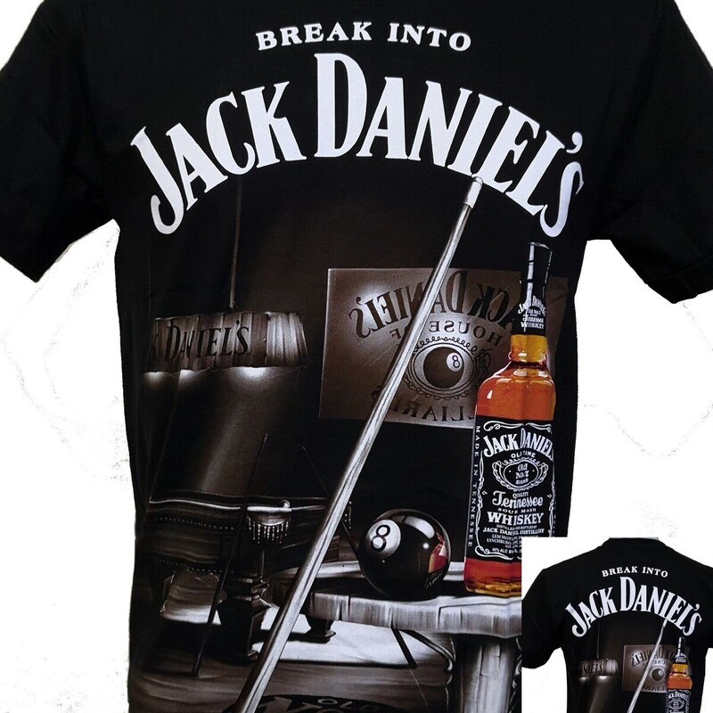 Break Into Jack Daniels Whiskey Shirt Billiards Break Into Jack Daniels Whiskey Shirt Billiards