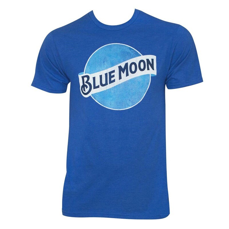Blue Moon Beer T-Shirt Navy Skyline Blue Moon Beer T-Shirt Navy Skyline