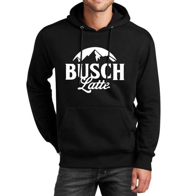 Busch Latte Hoodie Basic White Logo For Beer Lovers Busch Latte Hoodie Basic White Logo For Beer Lovers