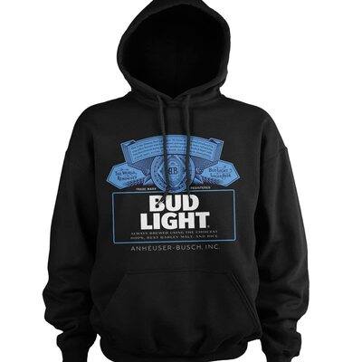 Bud Light Hoodie Blue Logo Unusual Gift For Beer Lovers Bud Light Hoodie Blue Logo Unusual Gift For Beer Lovers