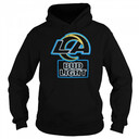 Bud Light Hoodie Blue And Yellow Los Angeles Rams NFL Bud Light Hoodie Blue And Yellow Los Angeles Rams NFL