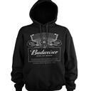 Budweiser Hoodie White Logo King Of Beers
