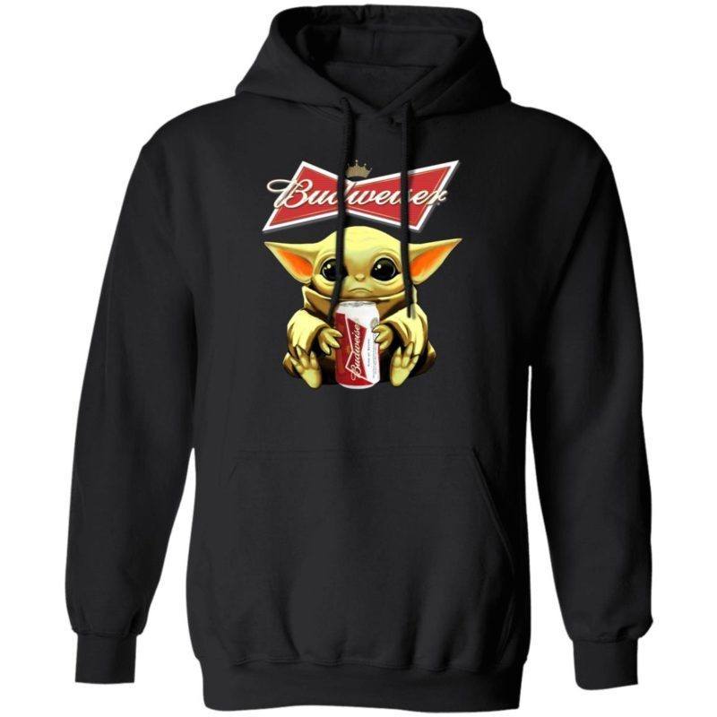 Star Wars Baby Yoda Loves Budweiser Hoodie