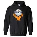 Busch Light Hoodie Orange Deer Horn Gift For Beer Lovers
