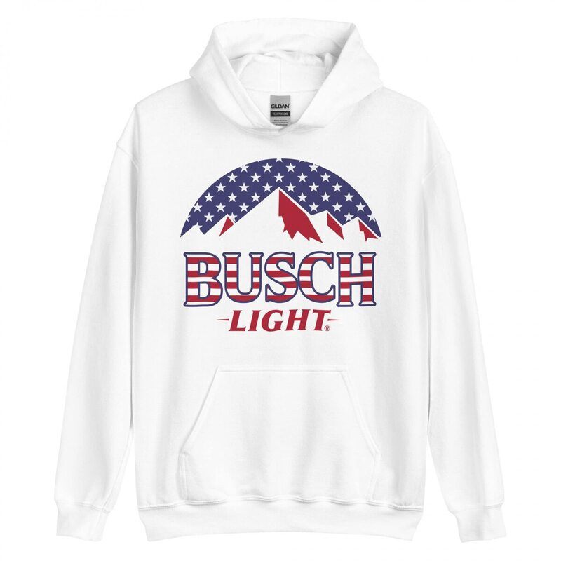 Busch Light Hoodie American Flag For Beer Drinkers Busch Light Hoodie American Flag For Beer Drinkers
