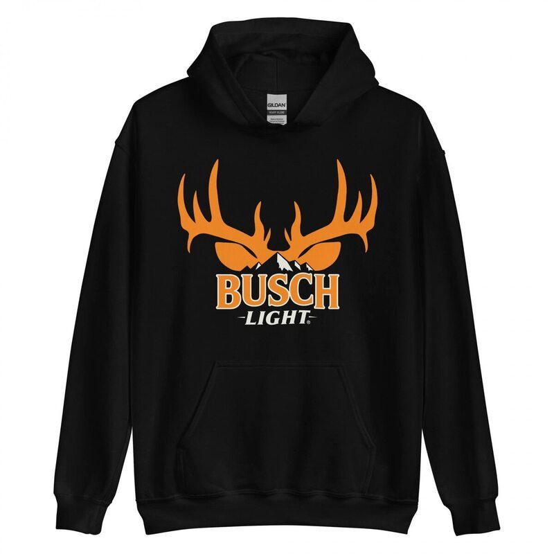 Cool Busch Light Hoodie Orange Deer Horn Gift For Beer Lovers Cool Busch Light Hoodie Orange Deer Horn Gift For Beer Lovers